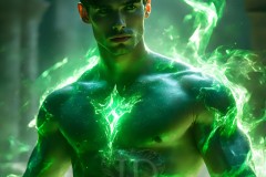 Elemental Mages,handsome men,fantasy,and magic,brought to life through the magic of AI