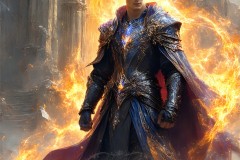 Elemental Mages,handsome men,fantasy,and magic,brought to life through the magic of AI