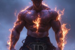 Elemental Mages,handsome men,fantasy,and magic,brought to life through the magic of AI