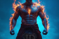 Elemental Mages,handsome men,fantasy,and magic,brought to life through the magic of AI