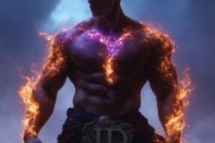 Elemental Mages,handsome men,fantasy,and magic,brought to life through the magic of AI