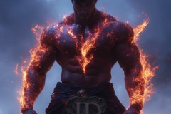 Elemental Mages,handsome men,fantasy,and magic,brought to life through the magic of AI