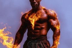 Elemental Mages,handsome men,fantasy,and magic,brought to life through the magic of AI
