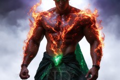 Elemental Mages,handsome men,fantasy,and magic,brought to life through the magic of AI