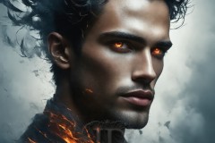 Elemental Mages,handsome men,fantasy,and magic,brought to life through the magic of AI