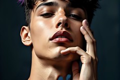 Abstract Male Art Photos of Handsome Men Having Fun with Colors
