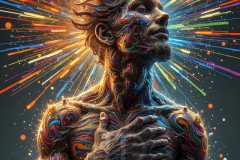 Abstract Male Art Photos of Handsome Men Having Fun with Colors