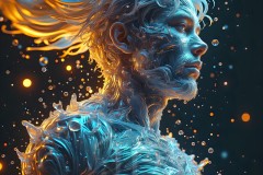 Abstract Male Art Photos of Handsome Men Having Fun with Colors