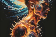 Abstract Male Art Photos of Handsome Men Having Fun with Colors