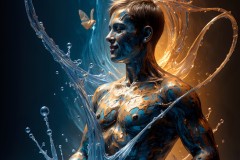 Abstract Male Art Photos of Handsome Men Having Fun with Colors