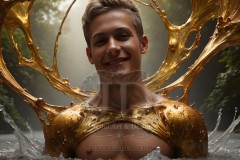 Abstract Male Art Photos of Handsome Men Having Fun with Colors