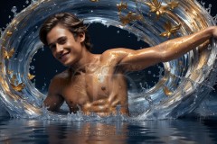 Abstract Male Art Photos of Handsome Men Having Fun with Colors