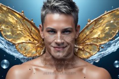 Abstract Male Art Photos of Handsome Men Having Fun with Colors