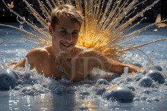 Abstract Male Art Photos of Handsome Men Having Fun with Colors
