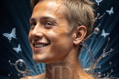Abstract Male Art Photos of Handsome Men Having Fun with Colors