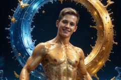 Abstract Male Art Photos of Handsome Men Having Fun with Colors