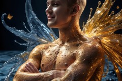 Abstract Male Art Photos of Handsome Men Having Fun with Colors