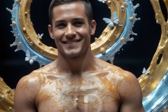 Abstract Male Art Photos of Handsome Men Having Fun with Colors