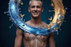 Abstract Male Art Photos of Handsome Men Having Fun with Colors