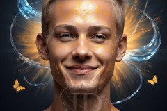 Abstract Male Art Photos of Handsome Men Having Fun with Colors