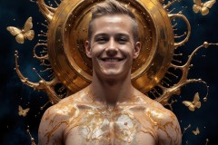 Abstract Male Art Photos of Handsome Men Having Fun with Colors