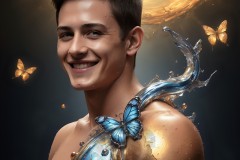 Abstract Male Art Photos of Handsome Men Having Fun with Colors