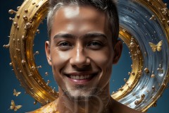 Abstract Male Art Photos of Handsome Men Having Fun with Colors