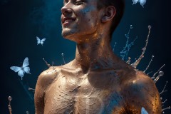 Abstract Male Art Photos of Handsome Men Having Fun with Colors