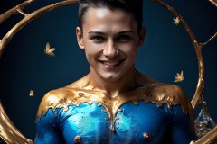 Abstract Male Art Photos of Handsome Men Having Fun with Colors