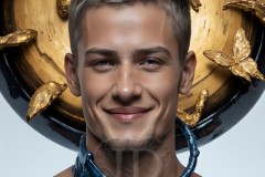 Abstract Male Art Photos of Handsome Men Having Fun with Colors