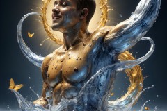 Abstract Male Art Photos of Handsome Men Having Fun with Colors