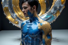 Abstract Male Art Photos of Handsome Men Having Fun with Colors