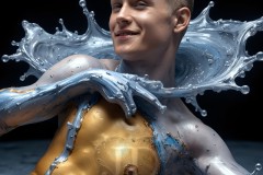 Abstract Male Art Photos of Handsome Men Having Fun with Colors