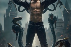 Shirtless Boys of Hogwarts,House Slytherin,School of Witchcraft and Wizardry,Harry Potter