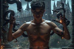 Shirtless Boys of Hogwarts,House Slytherin,School of Witchcraft and Wizardry,Harry Potter