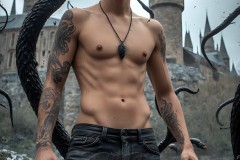 Shirtless Boys of Hogwarts,House Slytherin,School of Witchcraft and Wizardry,Harry Potter