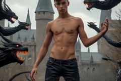 Shirtless Boys of Hogwarts,House Slytherin,School of Witchcraft and Wizardry,Harry Potter
