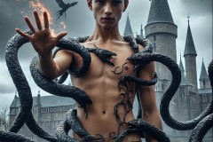 Shirtless Boys of Hogwarts,House Slytherin,School of Witchcraft and Wizardry,Harry Potter