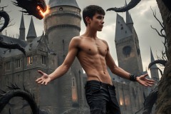 Shirtless Boys of Hogwarts,House Slytherin,School of Witchcraft and Wizardry,Harry Potter