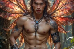 Brought to life through AI,Capturing the Pristine and Elusive Male Fairy.