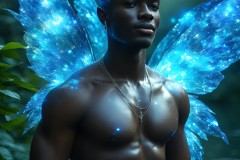 Brought to life through AI,Capturing the Pristine and Elusive Male Fairy.