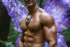 Brought to life through AI,Capturing the Pristine and Elusive Male Fairy.