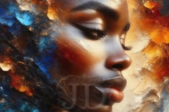 Painting Comes to Life - A Handsome Beautiful Man comes to life and emerges from canvas.