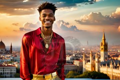 The Men of the Golden City is a collection of AI generated images of beautiful,glamorous,handsome guys in the heavens.