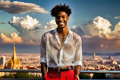 The Men of the Golden City is a collection of AI generated images of beautiful,glamorous,handsome guys in the heavens.
