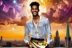 The Men of the Golden City is a collection of AI generated images of beautiful,glamorous,handsome guys in the heavens.