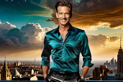 The Men of the Golden City is a collection of AI generated images of beautiful,glamorous,handsome guys in the heavens.