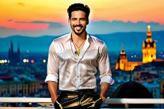 The Men of the Golden City is a collection of AI generated images of beautiful,glamorous,handsome guys in the heavens.