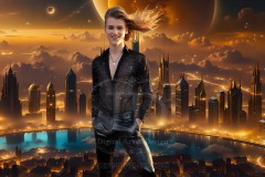 The Men of the Golden City is a collection of AI generated images of beautiful,glamorous,handsome guys in the heavens.