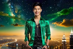 The Men of the Golden City is a collection of AI generated images of beautiful,glamorous,handsome guys in the heavens.